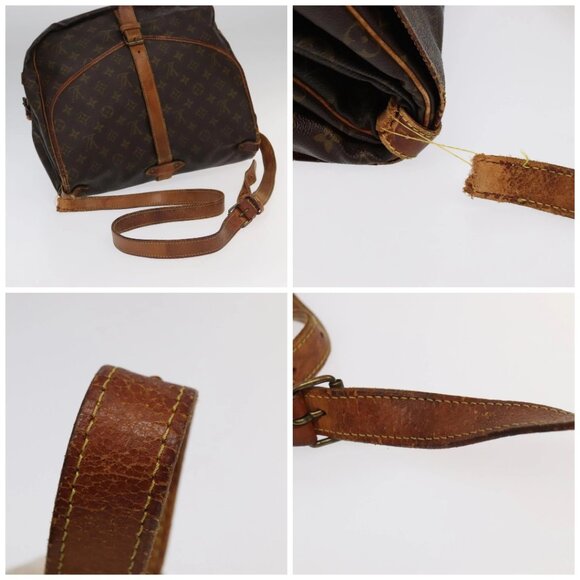 LOUIS VUITTON Monogram Saumur 35 Shoulder Bag M42254 LV Auth am7208 - Picture 16 of 16